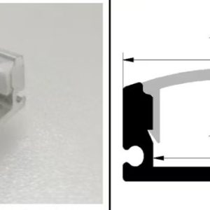 3M LED RECESSED MOUNTED ALUMINIUM CHANNEL
