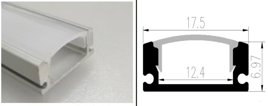 3M LED RECESSED MOUNTED ALUMINIUM CHANNEL