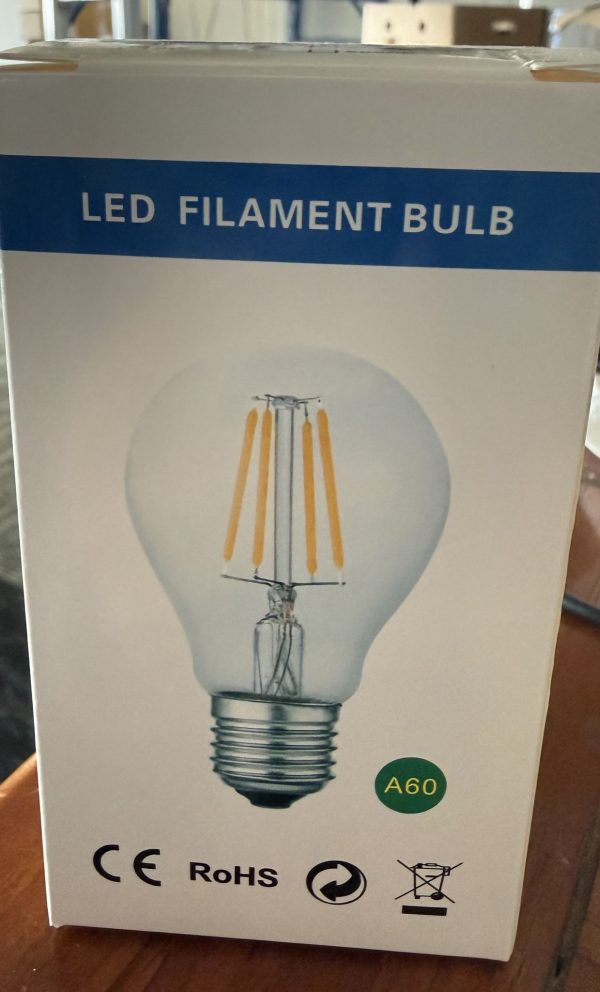 LED 8W Vintage Filament Light Bulb