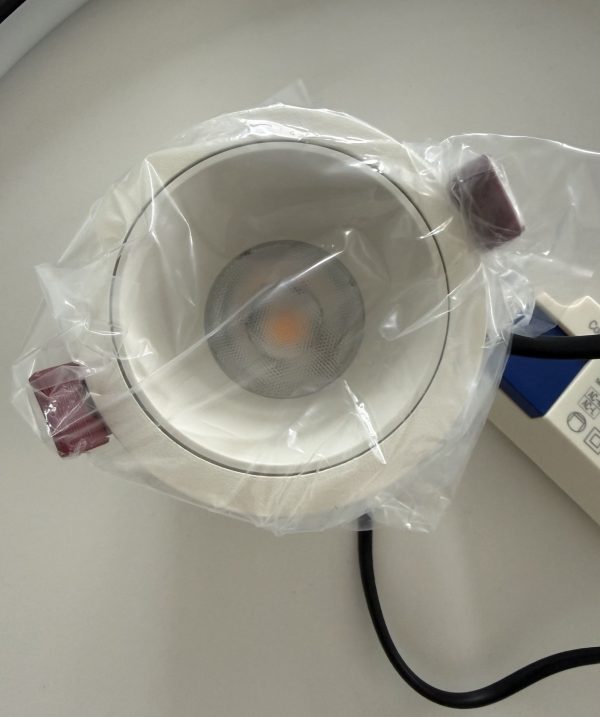 5W 3000k White LED COB Downlights